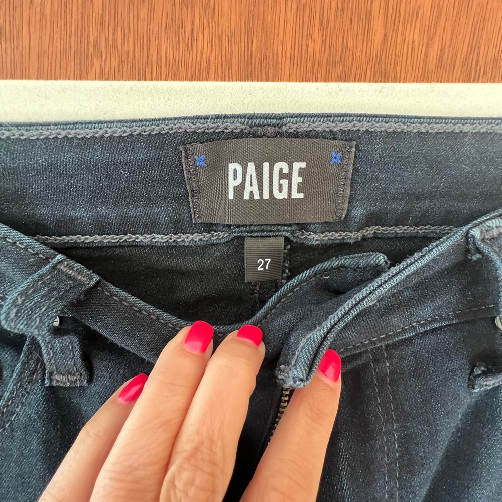 PAIGE Blue Classic Denim Jeans